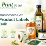 Custom product labels printed in bulk for businesses by SFA Print